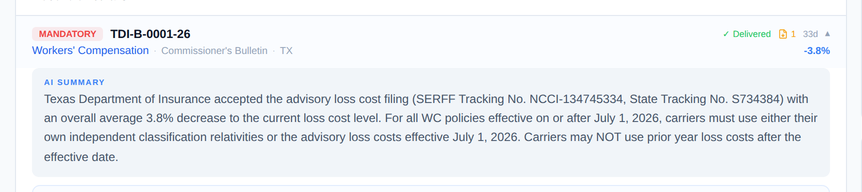 Regulatory step 1